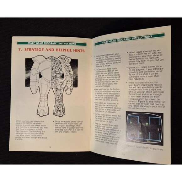 Lot of 2: Battlezone & Berzerk Atari 2600 Manuals Only - Picture 8 of 10
